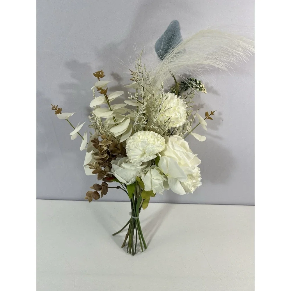 Artificial Hydrangea Bouquet for Home Decor Cream